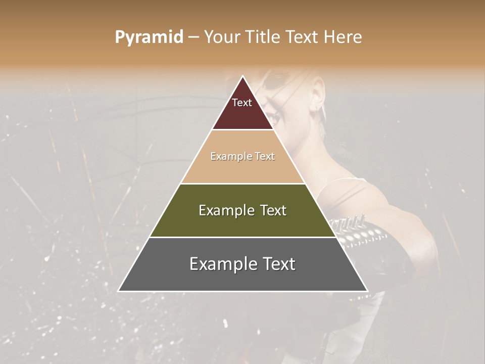 Adult Hairstyle Holding PowerPoint Template