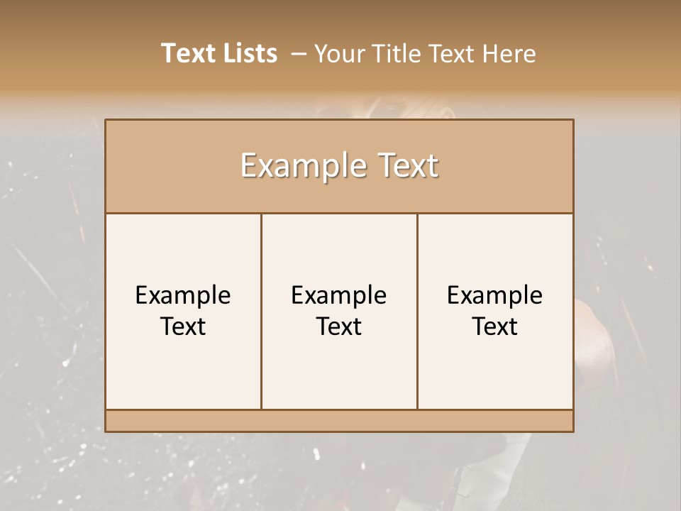 Adult Hairstyle Holding PowerPoint Template