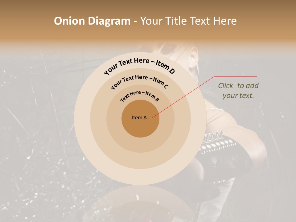 Adult Hairstyle Holding PowerPoint Template