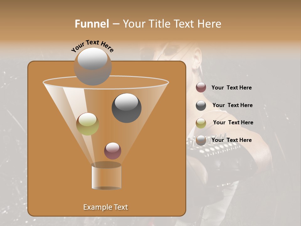 Adult Hairstyle Holding PowerPoint Template