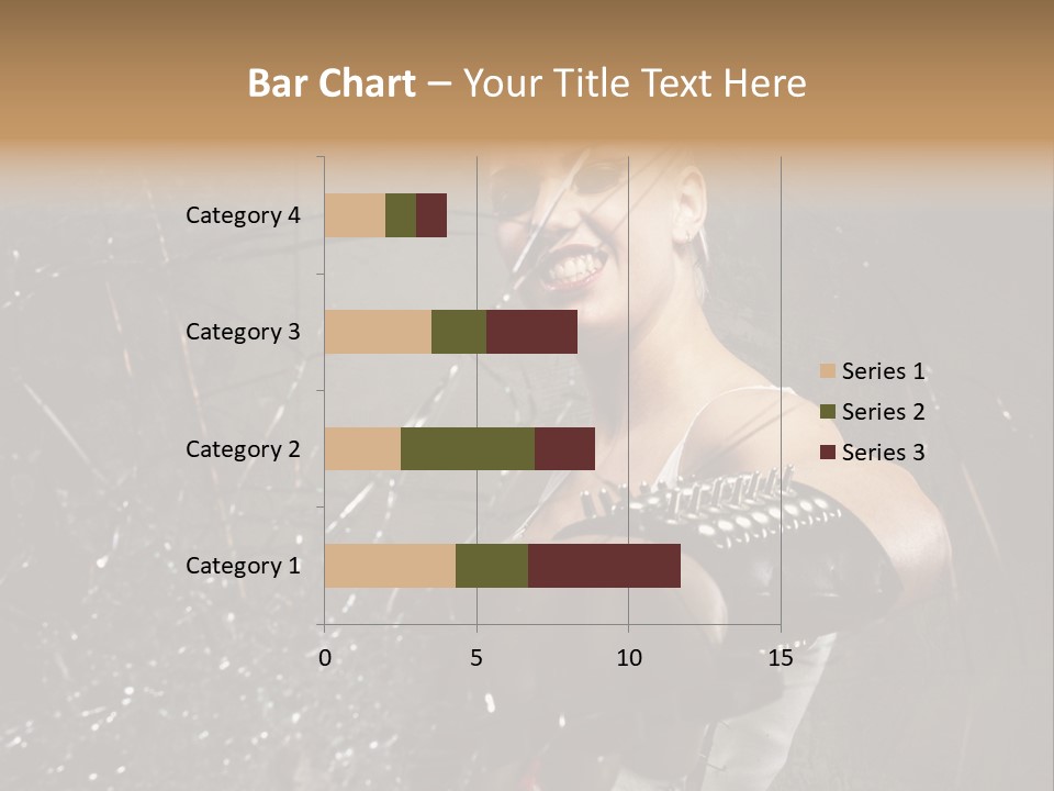 Adult Hairstyle Holding PowerPoint Template