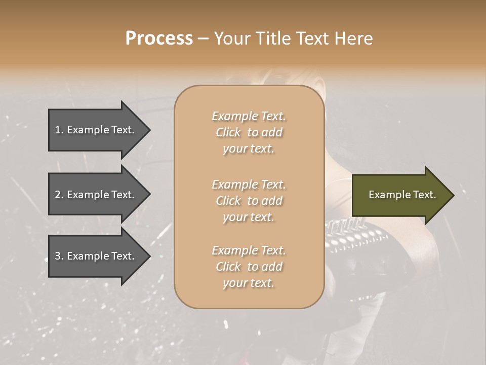 Adult Hairstyle Holding PowerPoint Template