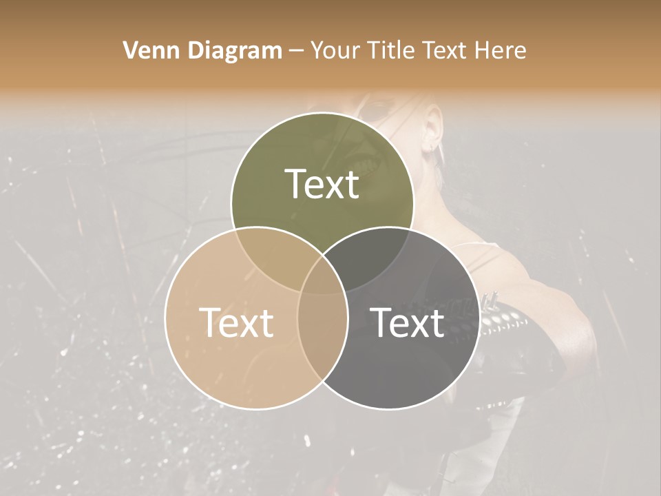 Adult Hairstyle Holding PowerPoint Template