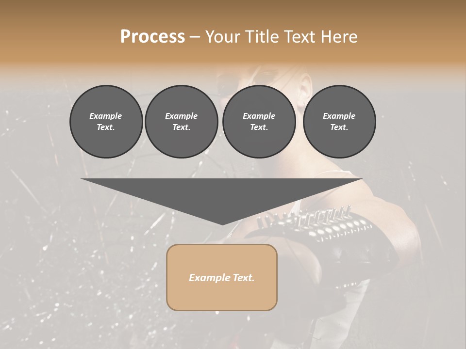 Adult Hairstyle Holding PowerPoint Template