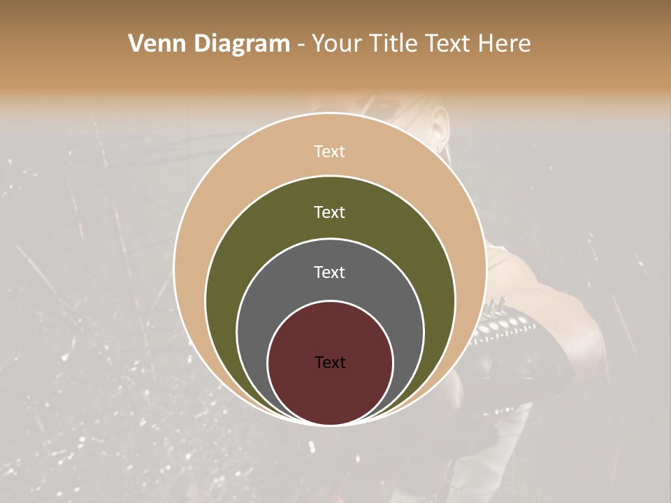 Adult Hairstyle Holding PowerPoint Template