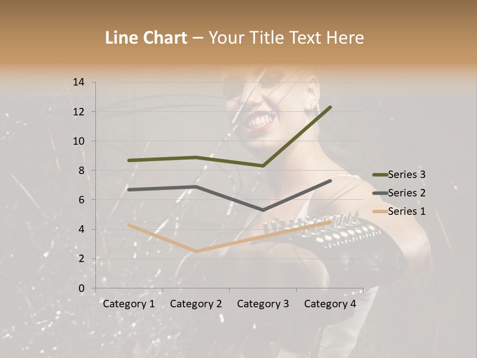 Adult Hairstyle Holding PowerPoint Template