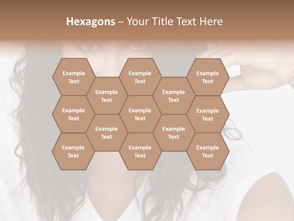 Hair Girl Inside PowerPoint Template