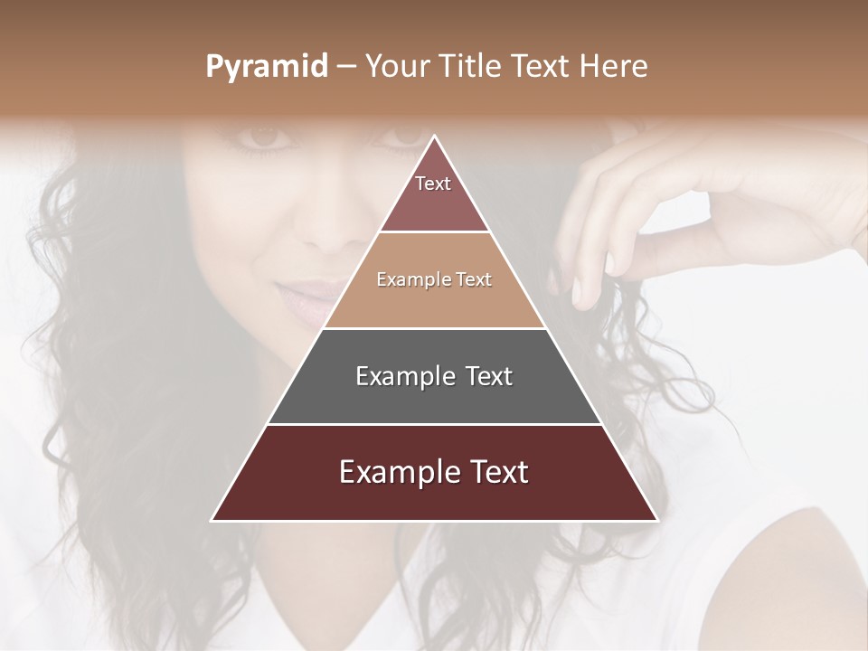 Hair Girl Inside PowerPoint Template