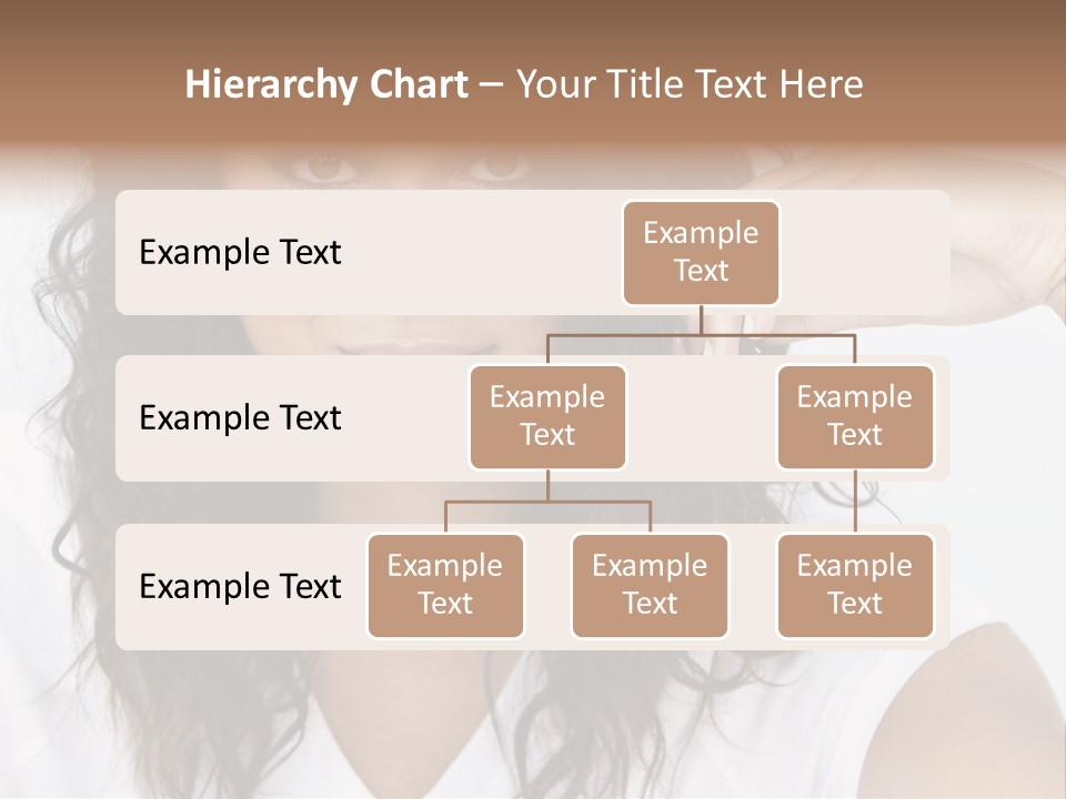 Hair Girl Inside PowerPoint Template