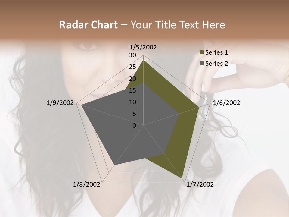 Hair Girl Inside PowerPoint Template