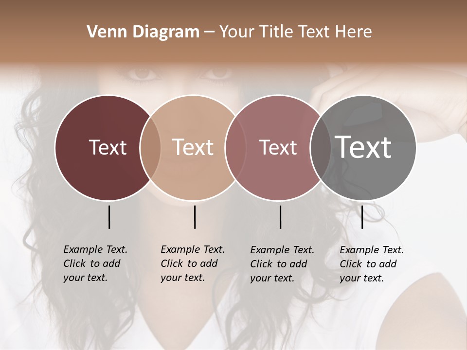 Hair Girl Inside PowerPoint Template