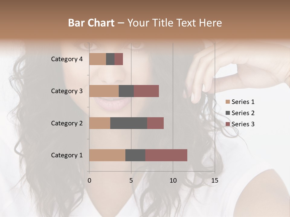 Hair Girl Inside PowerPoint Template