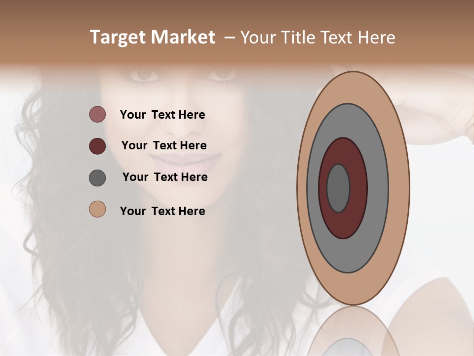 Hair Girl Inside PowerPoint Template