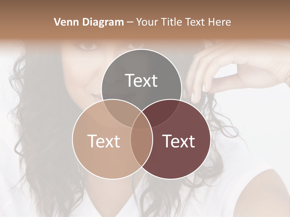 Hair Girl Inside PowerPoint Template