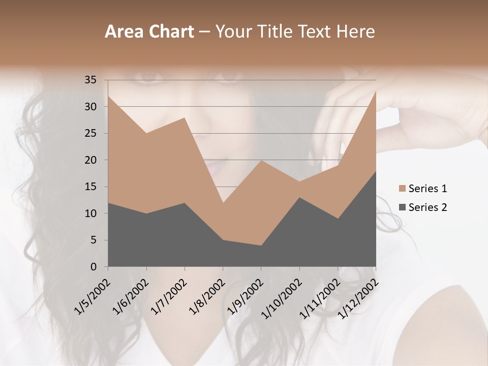 Hair Girl Inside PowerPoint Template