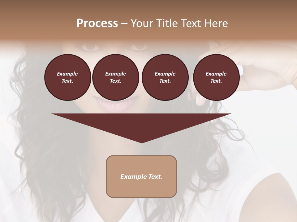 Hair Girl Inside PowerPoint Template