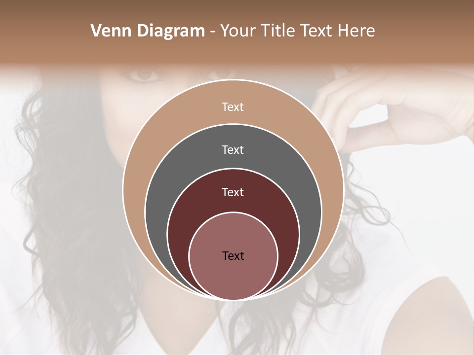 Hair Girl Inside PowerPoint Template