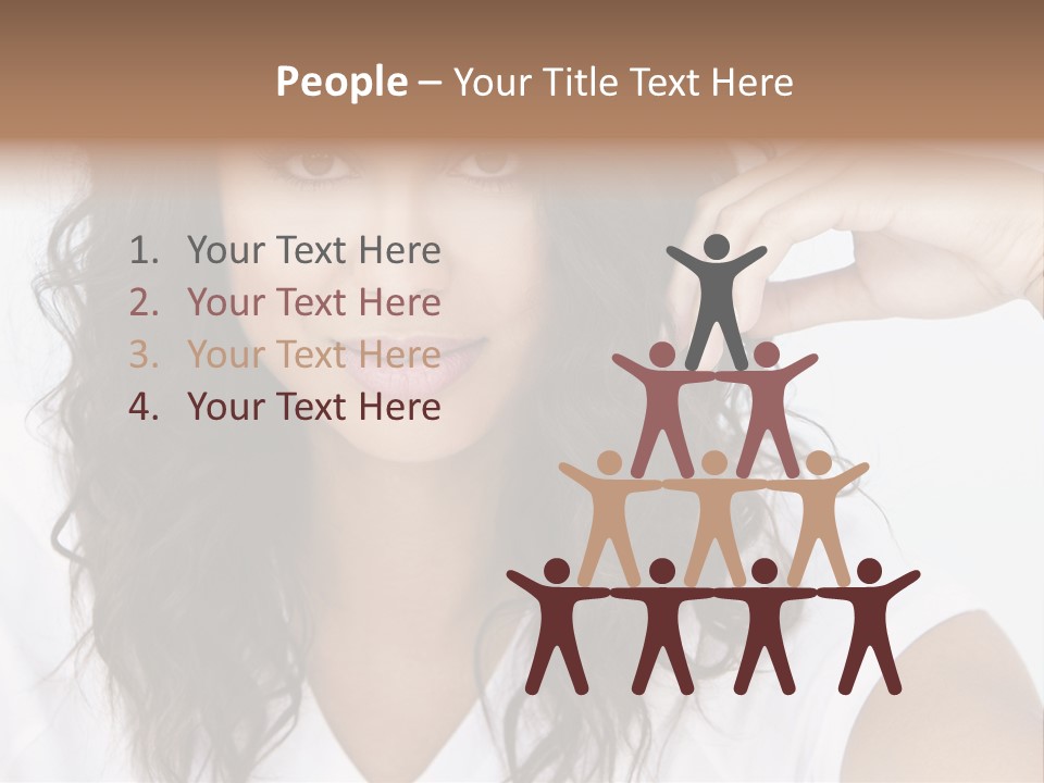 Hair Girl Inside PowerPoint Template