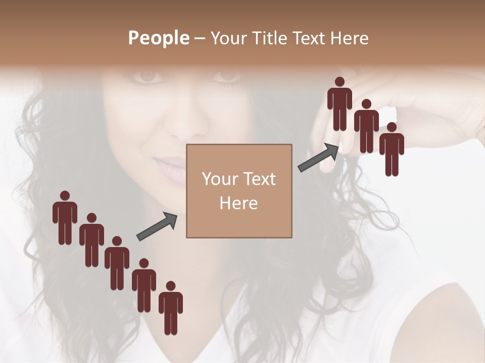 Hair Girl Inside PowerPoint Template