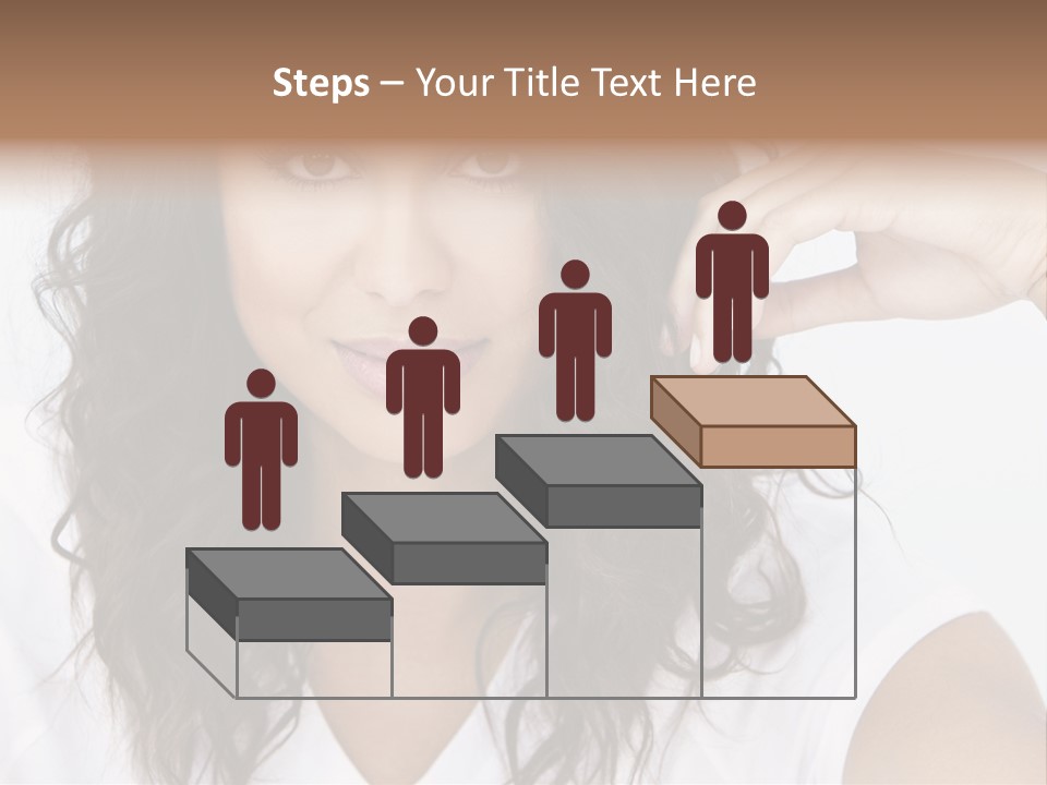 Hair Girl Inside PowerPoint Template