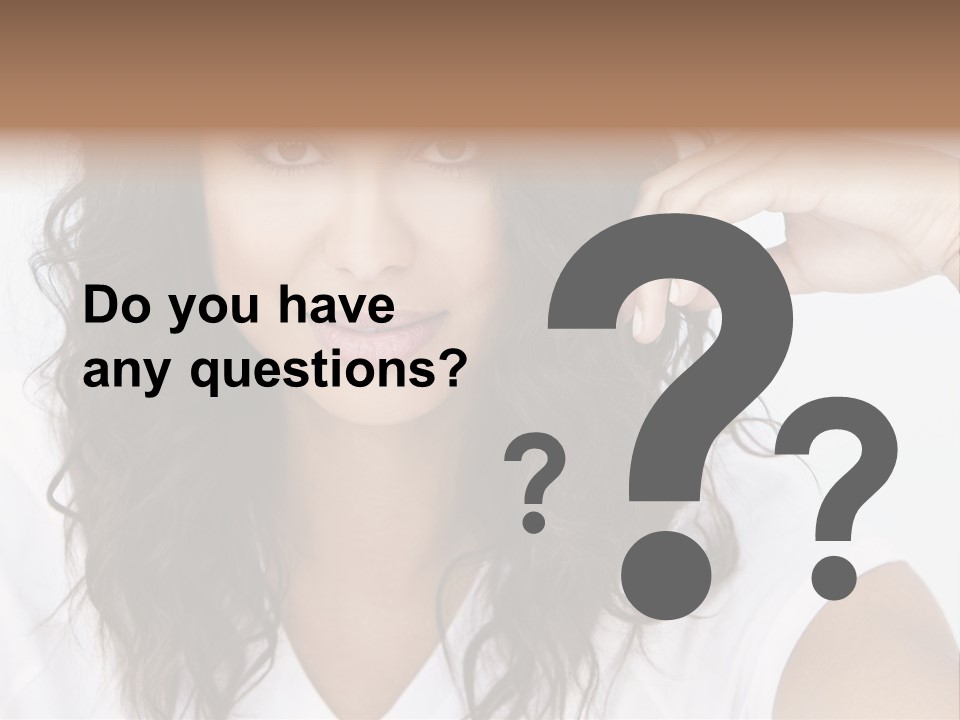 Hair Girl Inside PowerPoint Template