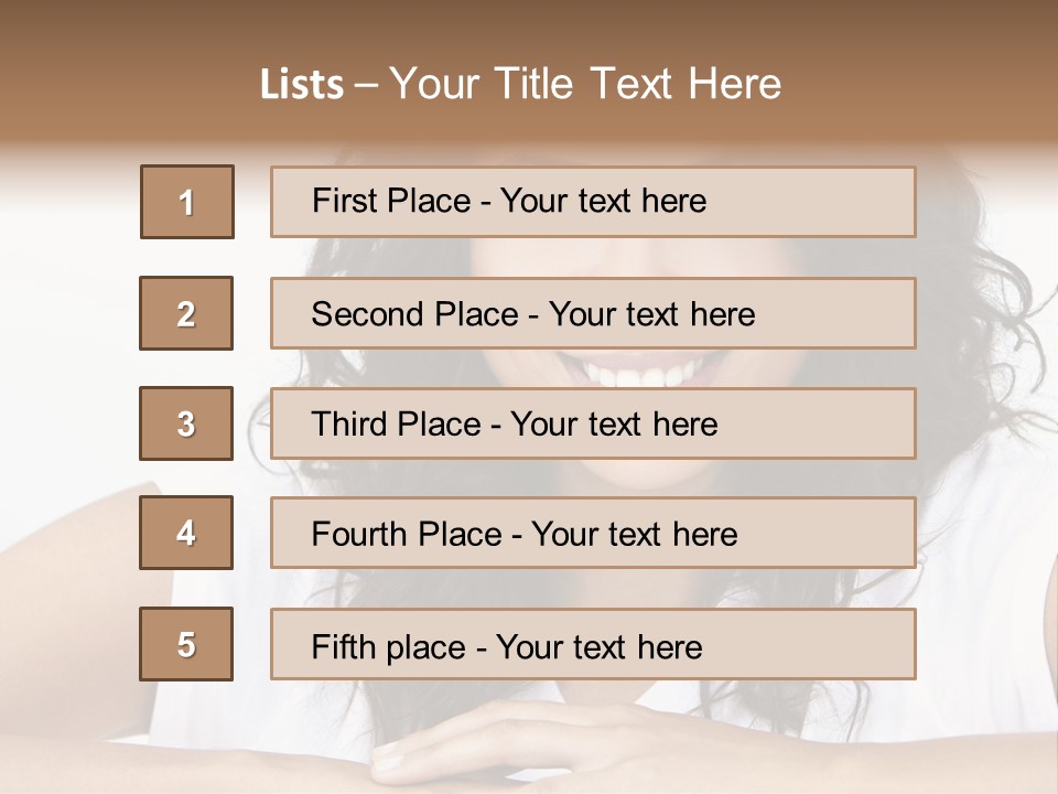 Smile Face Latin PowerPoint Template