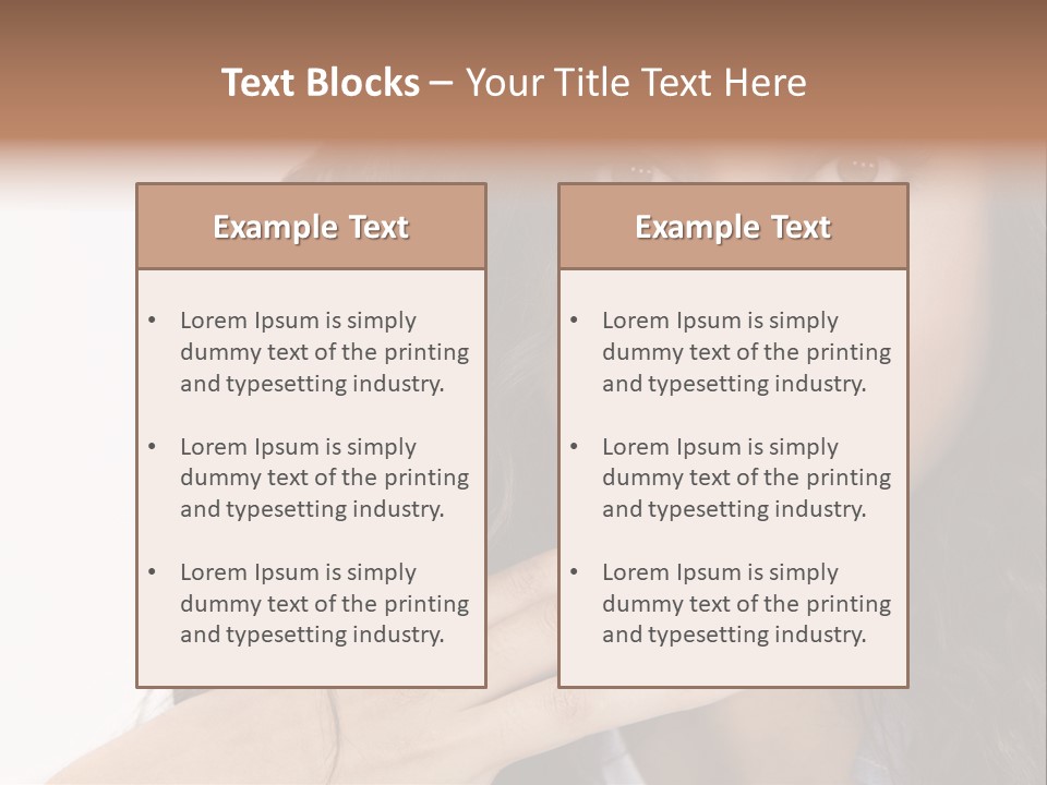 Girl Hispanic Curly PowerPoint Template