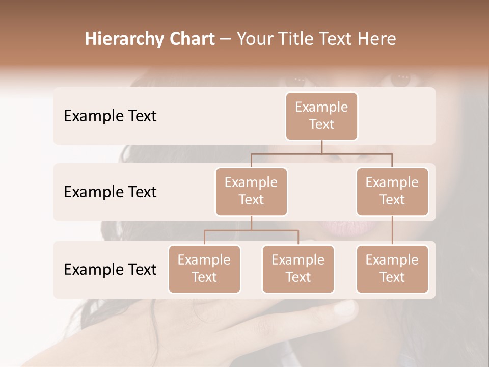 Girl Hispanic Curly PowerPoint Template