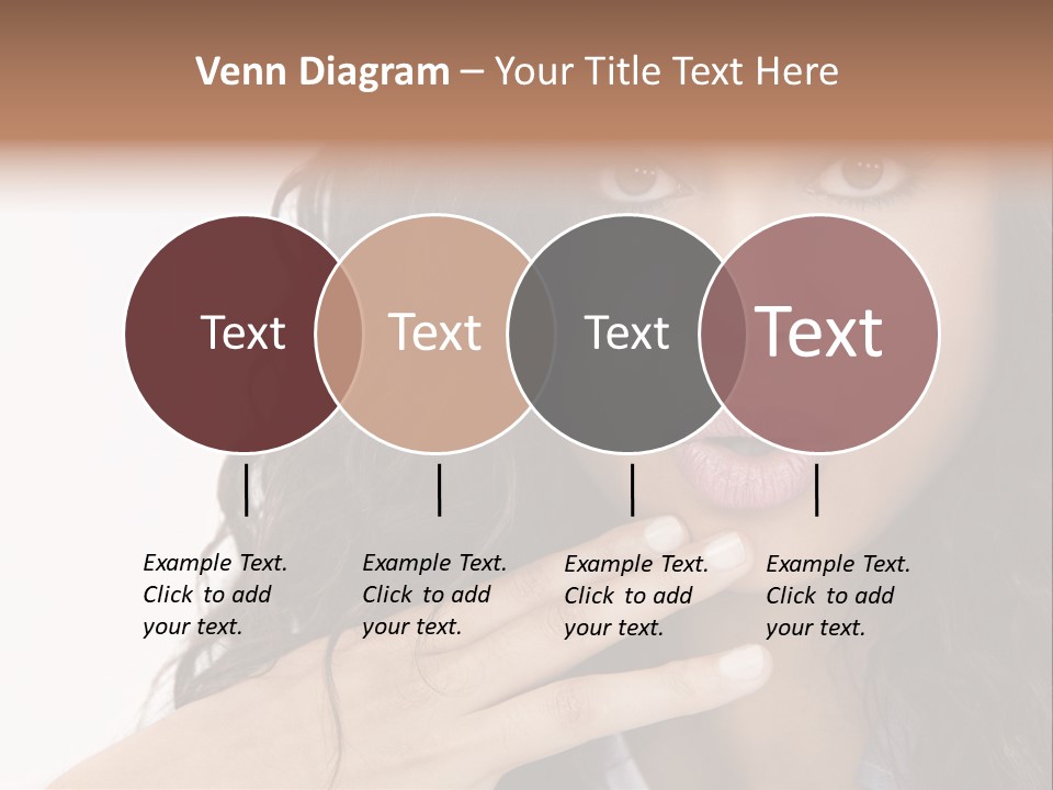 Girl Hispanic Curly PowerPoint Template