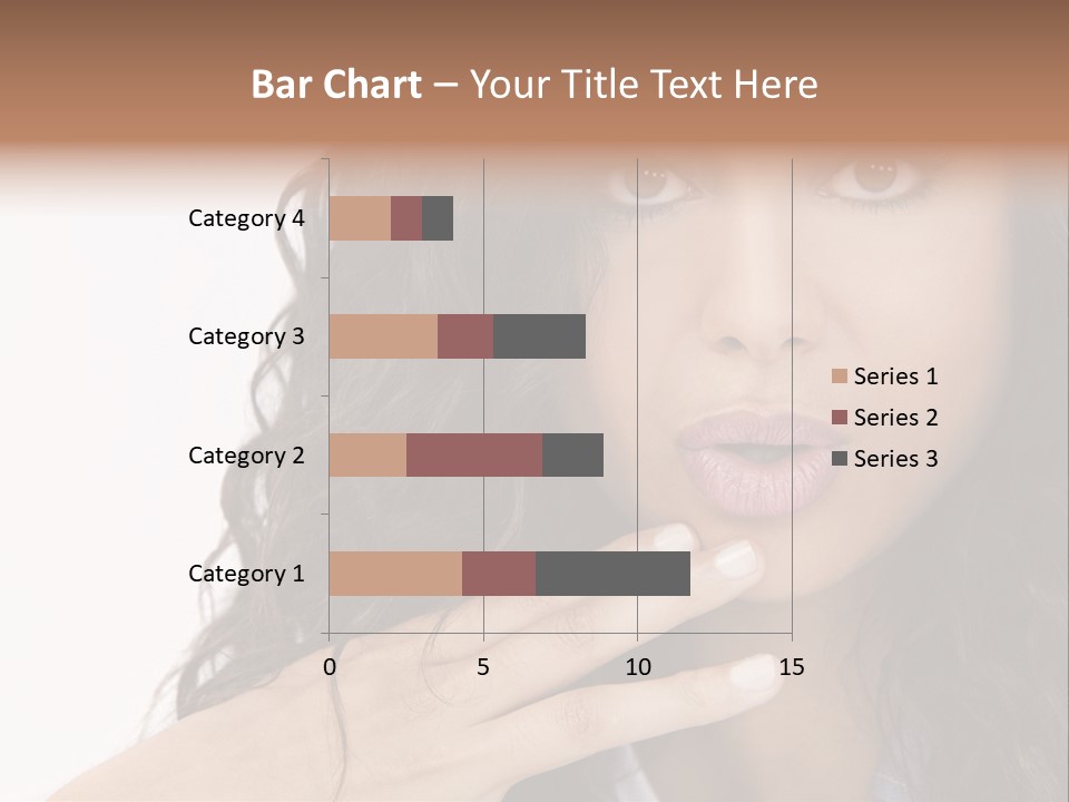 Girl Hispanic Curly PowerPoint Template