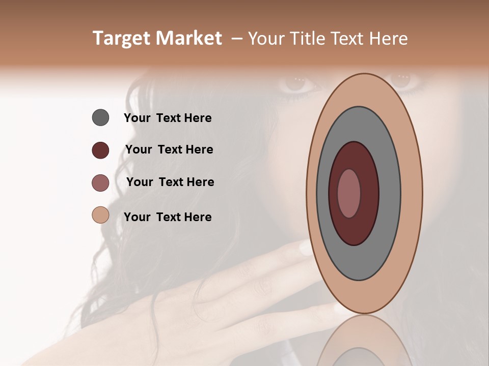 Girl Hispanic Curly PowerPoint Template