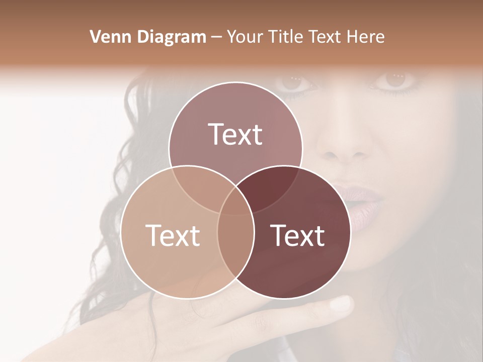 Girl Hispanic Curly PowerPoint Template