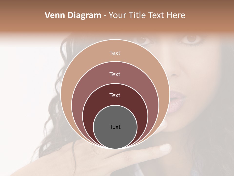 Girl Hispanic Curly PowerPoint Template