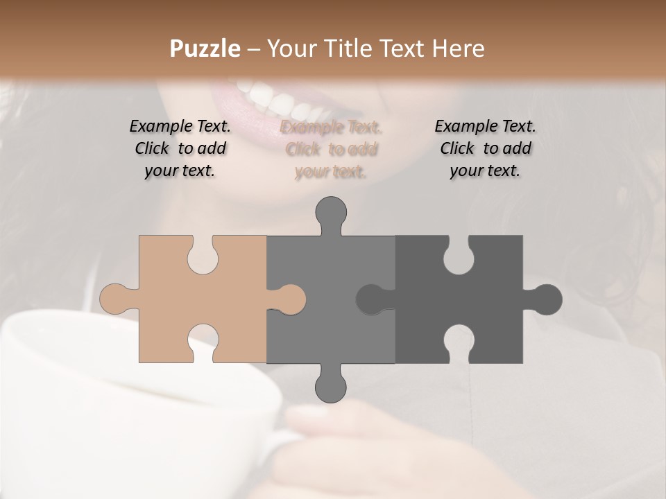 Beautiful Smiling Happy PowerPoint Template