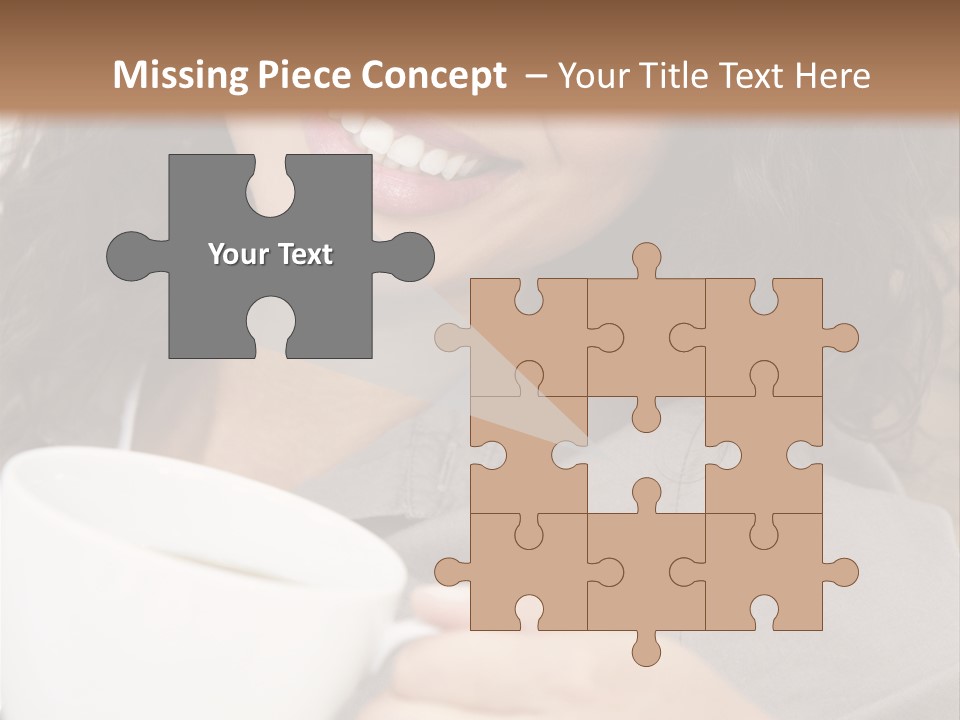 Beautiful Smiling Happy PowerPoint Template