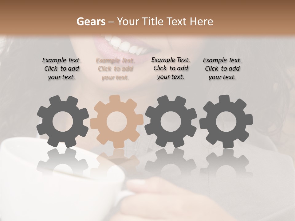 Beautiful Smiling Happy PowerPoint Template