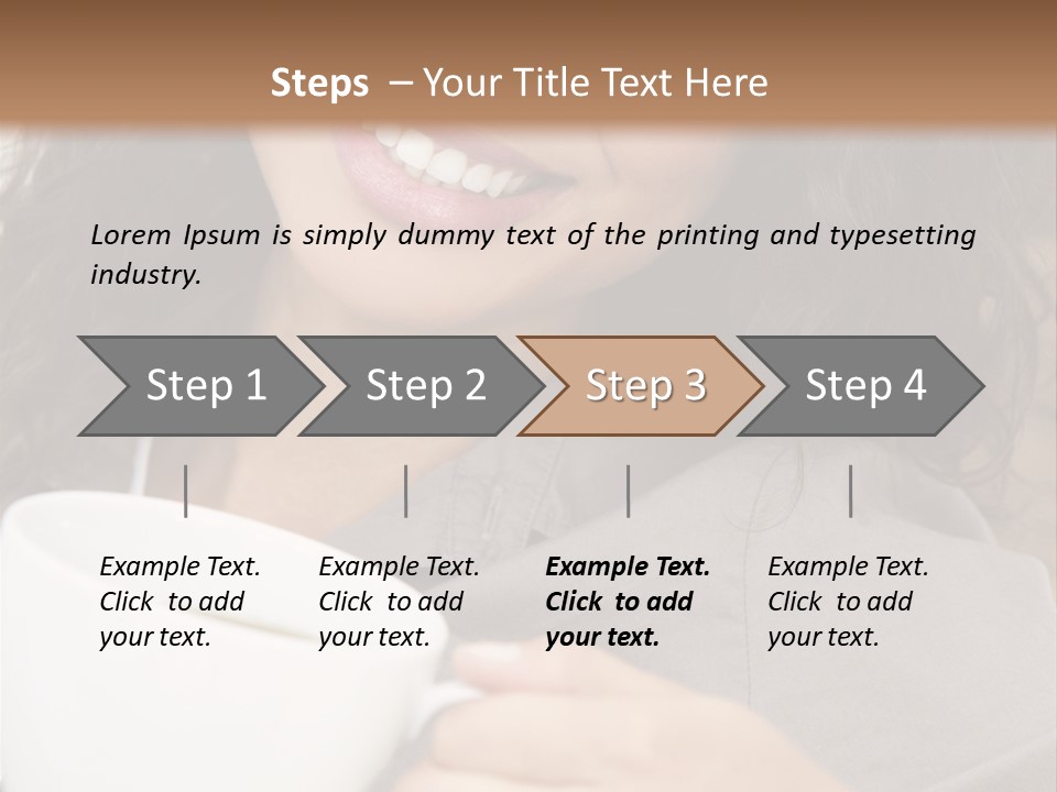 Beautiful Smiling Happy PowerPoint Template