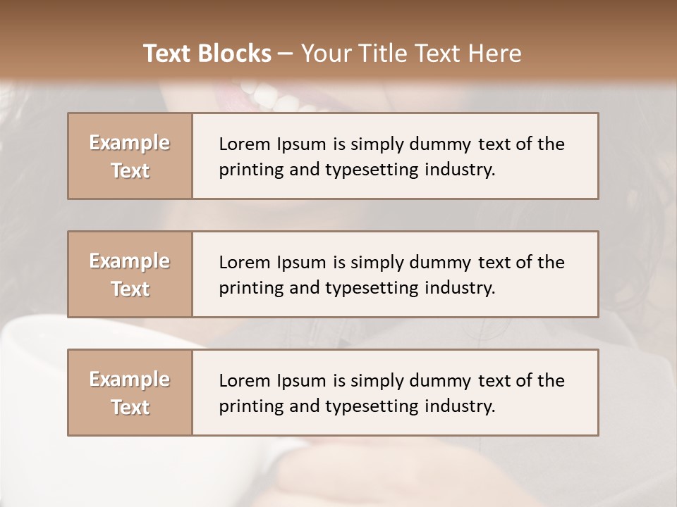 Beautiful Smiling Happy PowerPoint Template