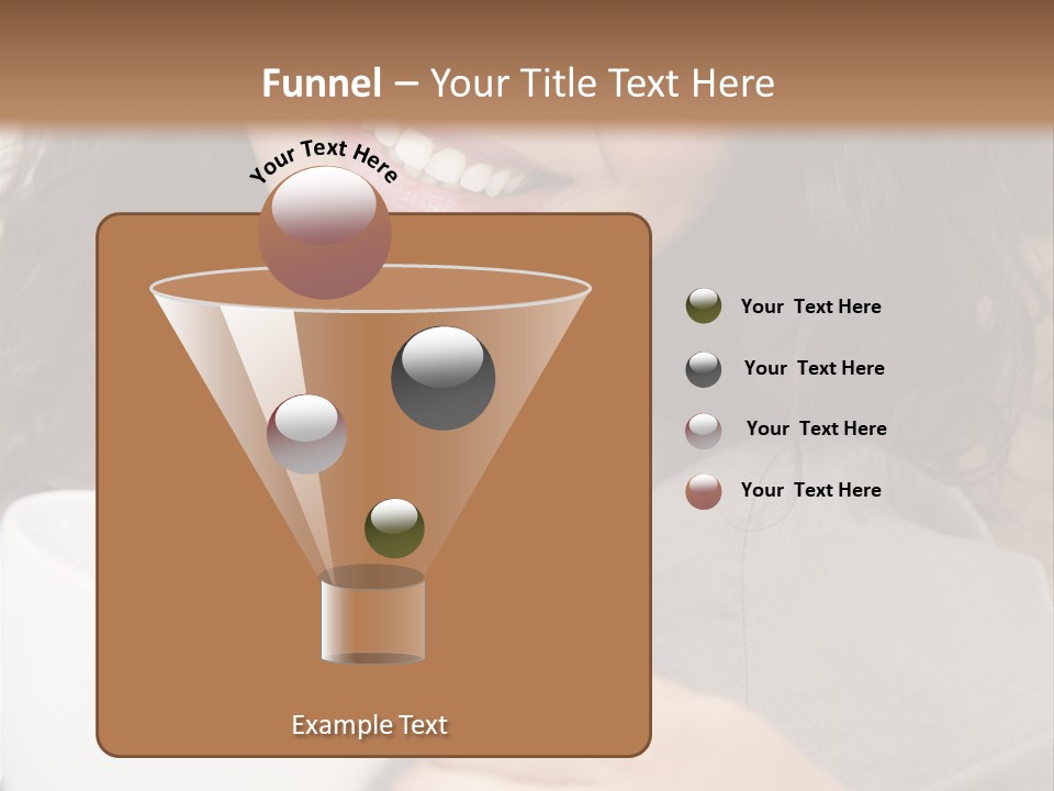 Beautiful Smiling Happy PowerPoint Template