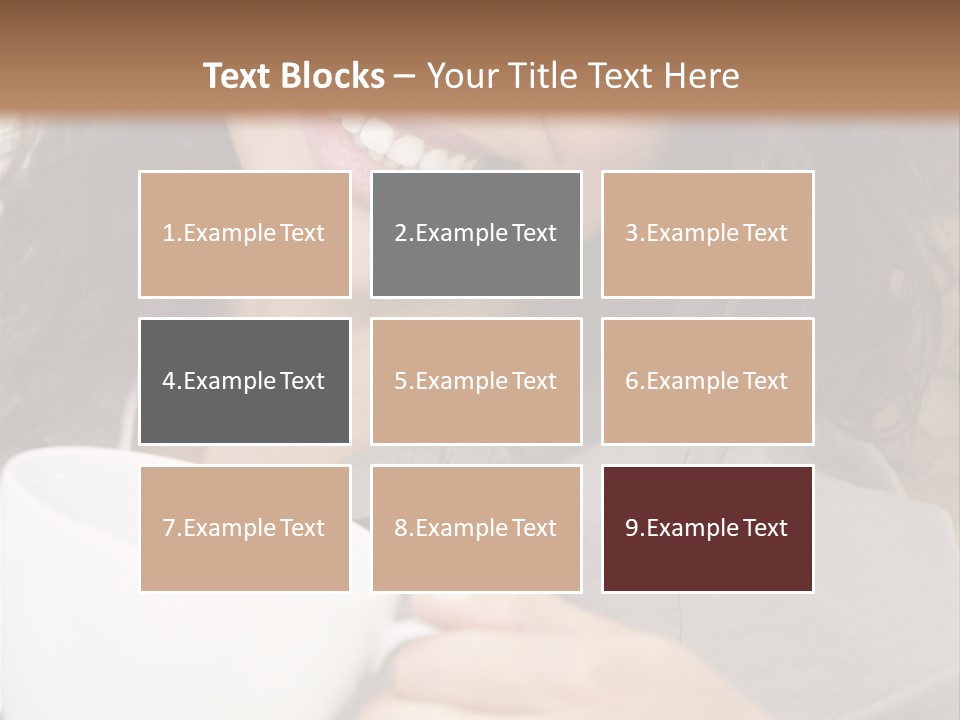 Beautiful Smiling Happy PowerPoint Template