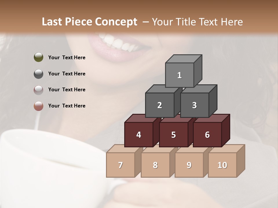 Beautiful Smiling Happy PowerPoint Template