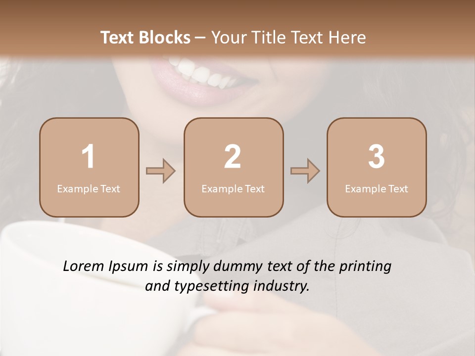 Beautiful Smiling Happy PowerPoint Template