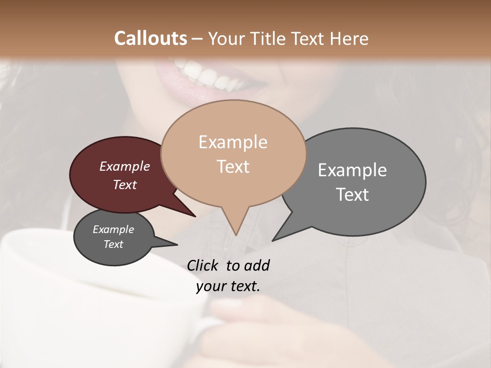 Beautiful Smiling Happy PowerPoint Template