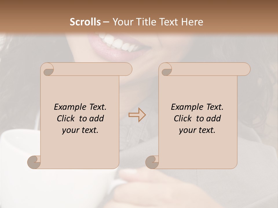 Beautiful Smiling Happy PowerPoint Template