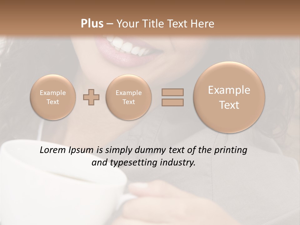 Beautiful Smiling Happy PowerPoint Template