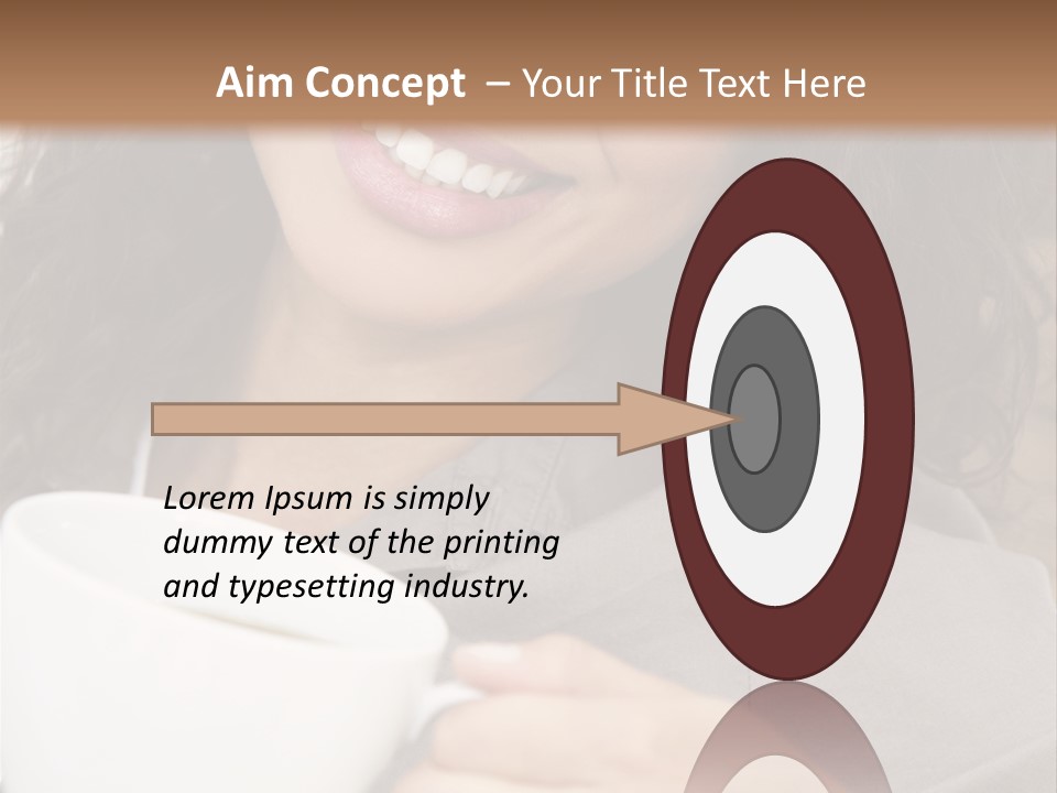 Beautiful Smiling Happy PowerPoint Template