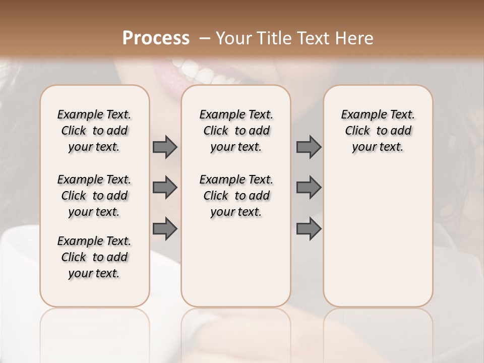 Beautiful Smiling Happy PowerPoint Template