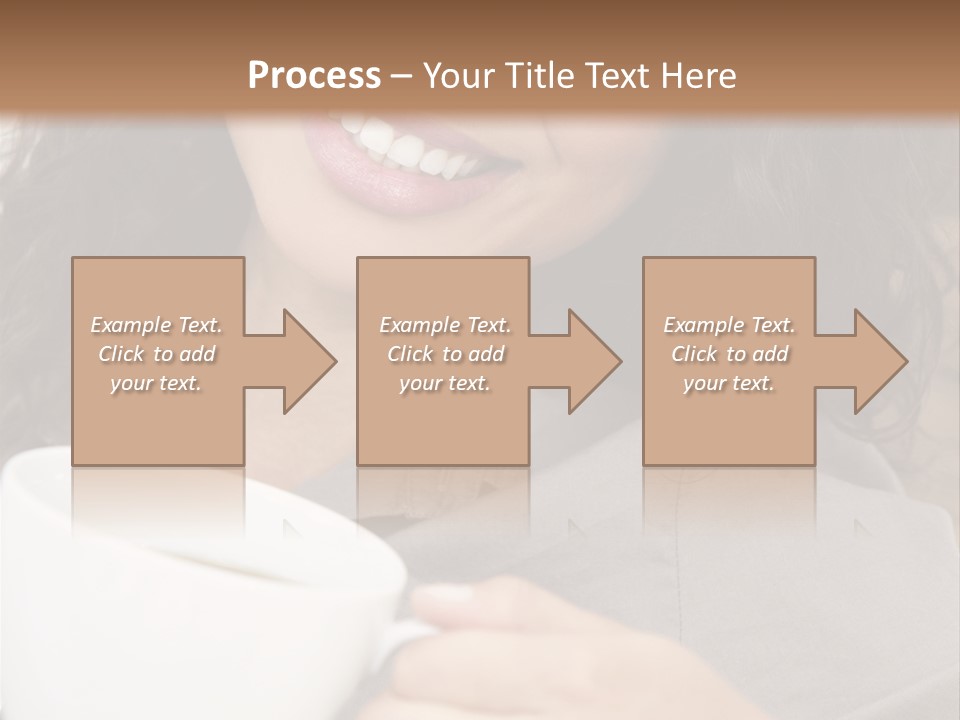 Beautiful Smiling Happy PowerPoint Template