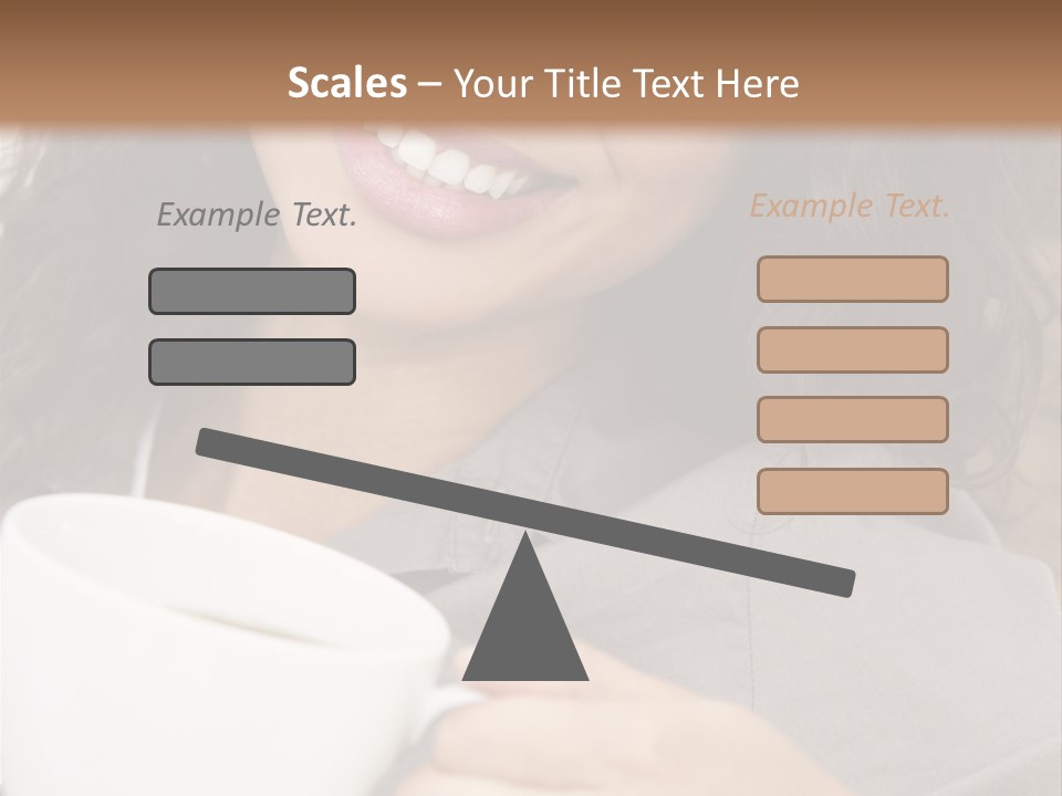 Beautiful Smiling Happy PowerPoint Template