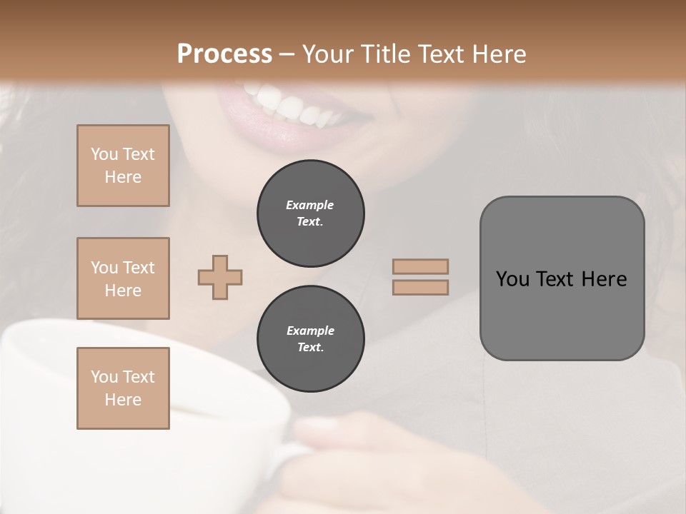 Beautiful Smiling Happy PowerPoint Template